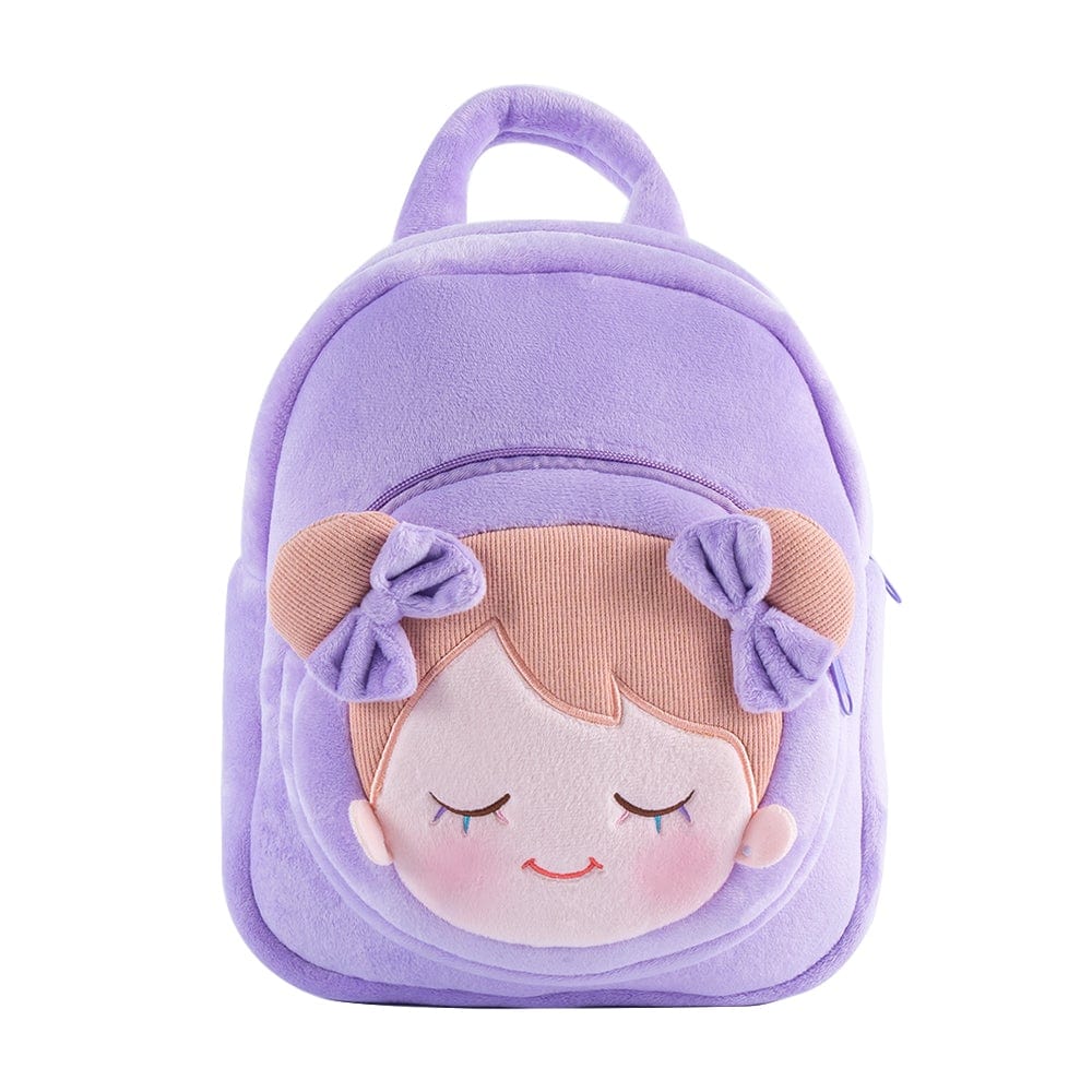 OUOZZZ Personalized IRIS Purple Doll Backpack Gift Set Purple Backpack