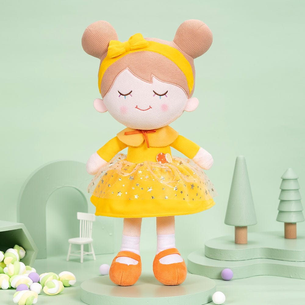 OUOZZZ Personalized Yellow Plush Doll