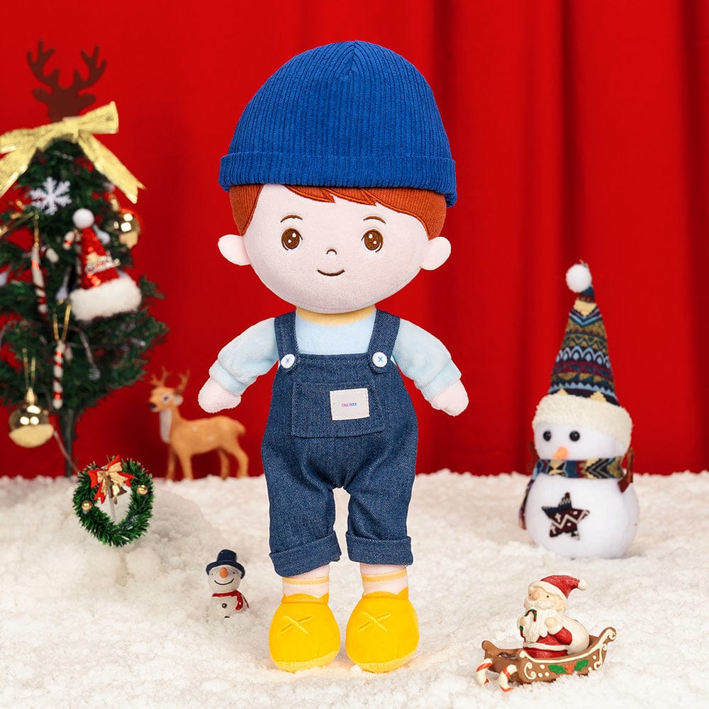 OUOZZZ Christmas Sale - Personalized Doll Baby Gift Set Brown Hair Boy Doll