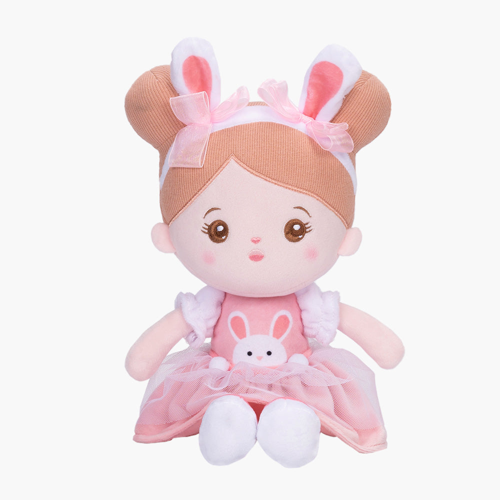 Toddler Soft Girl Doll, Personalized Bunny Cute Christmas Birthday