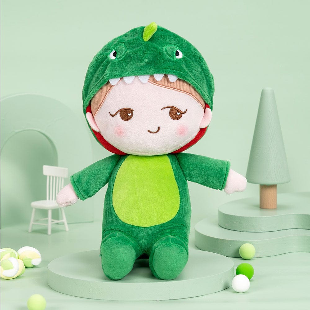 OUOZZZ Personalized Green Dinosaur Doll