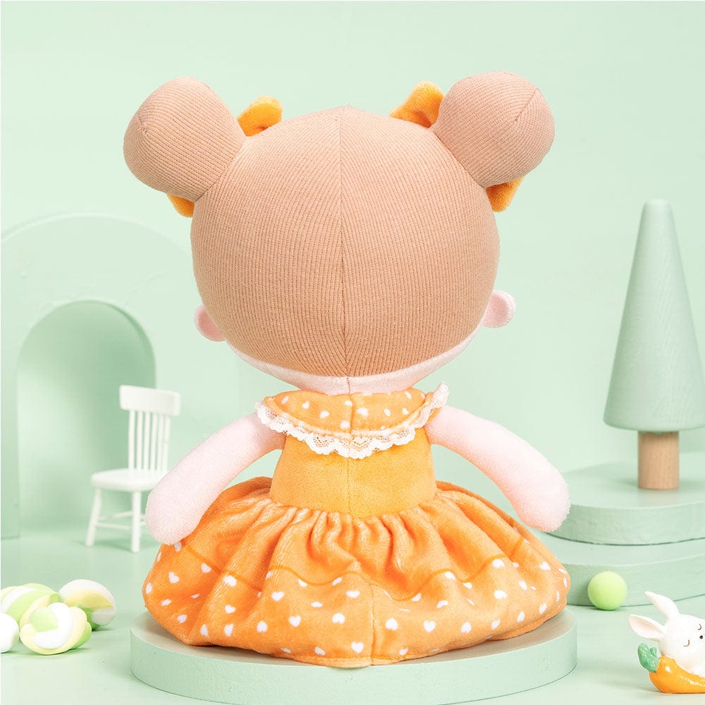 OUOZZZ Personalized Playful Orange Doll