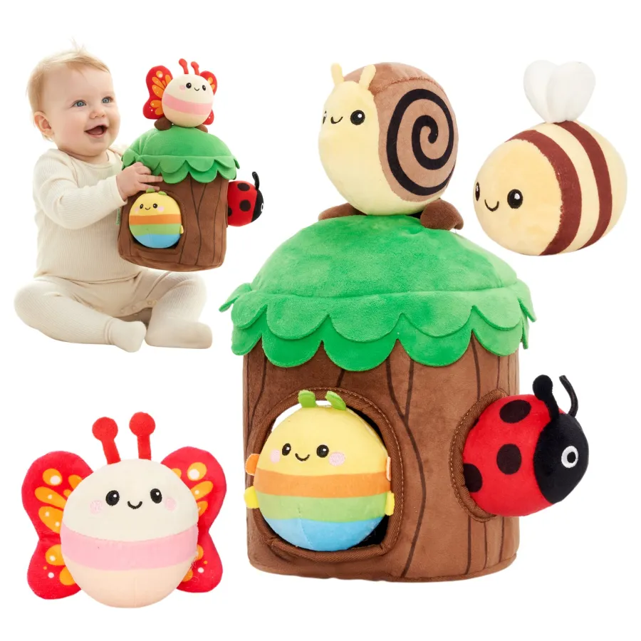 Personalized Soft Plush Playset Sensory Toy Kit - 9 Themes