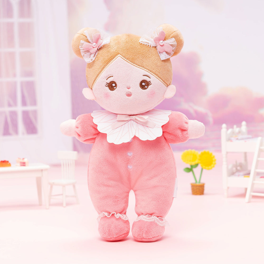 Personalized Pink Mini Plush Baby Girl Doll – OUOZZZ