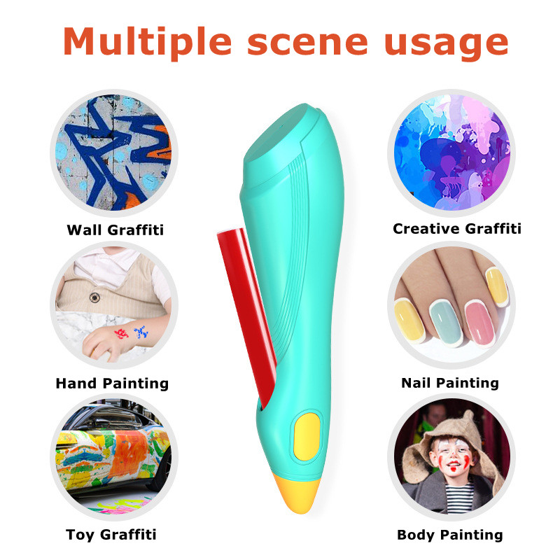 Electric Inkjet Painting Kit - Rinsable with Water