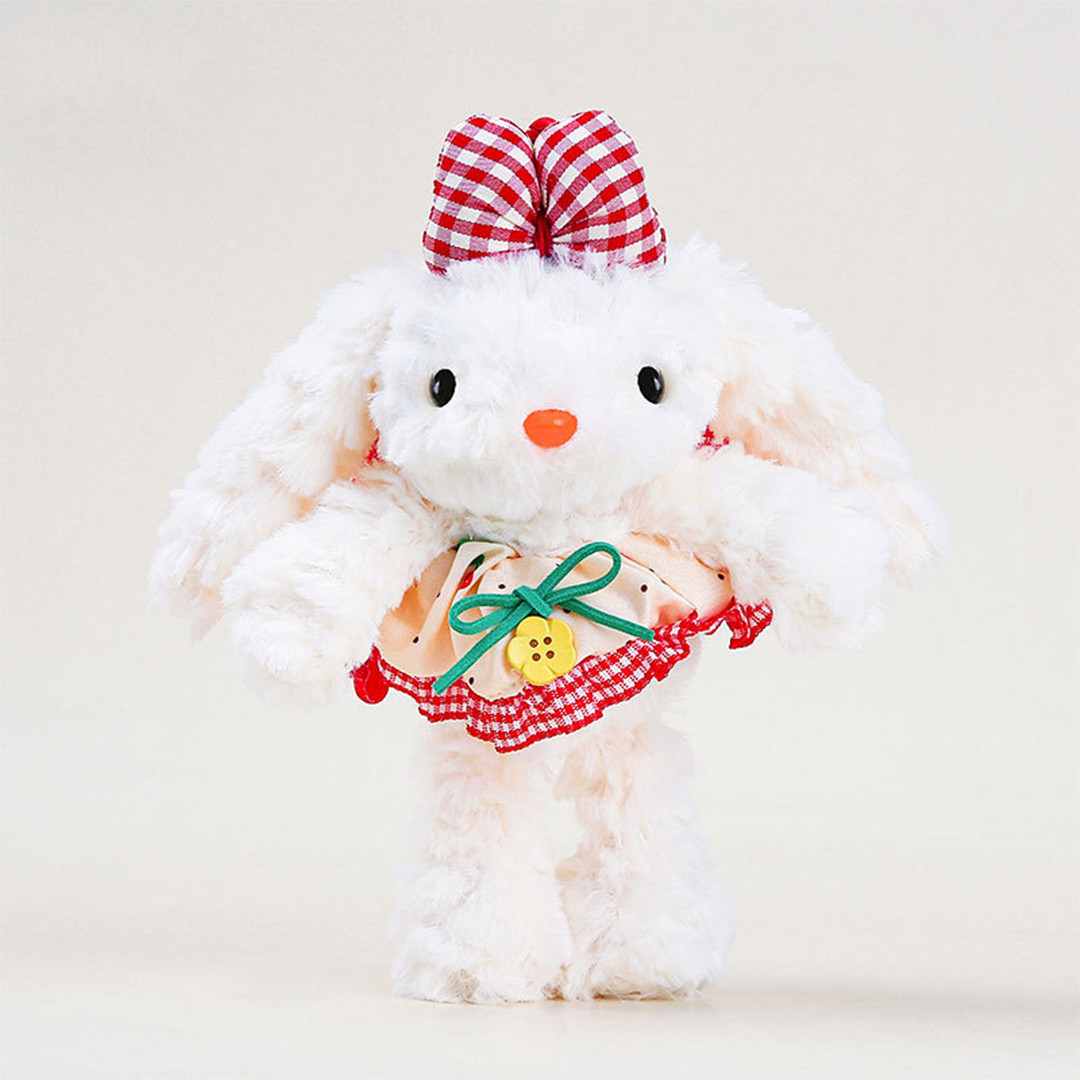 Set of 5 Dress-Up Bunny Buddies Keychain Dolls 