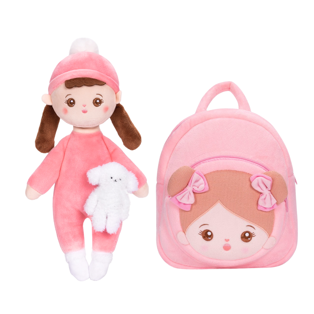 Personalized Plush Baby Doll and Backpack Gift Set