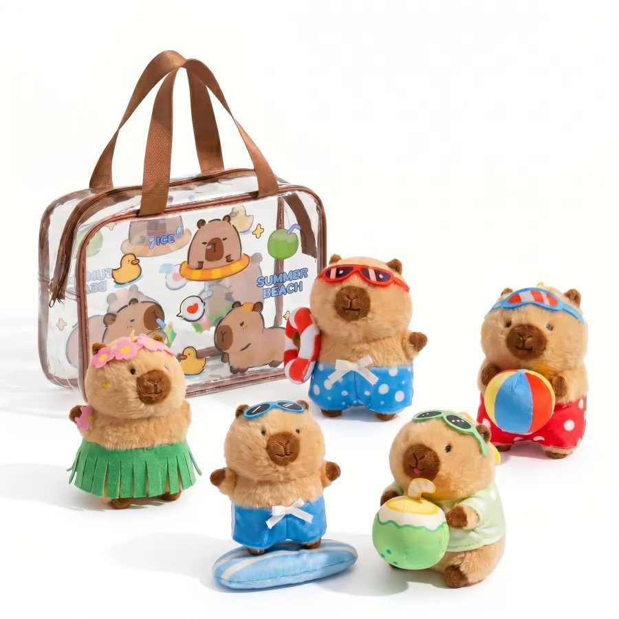 Personalized Soft Plush Playset Sensory Toy Kit - 9 Themes
