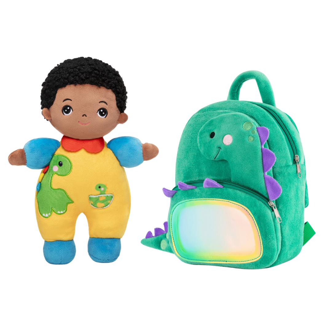Personalized Plush Baby Doll and Backpack Gift Set