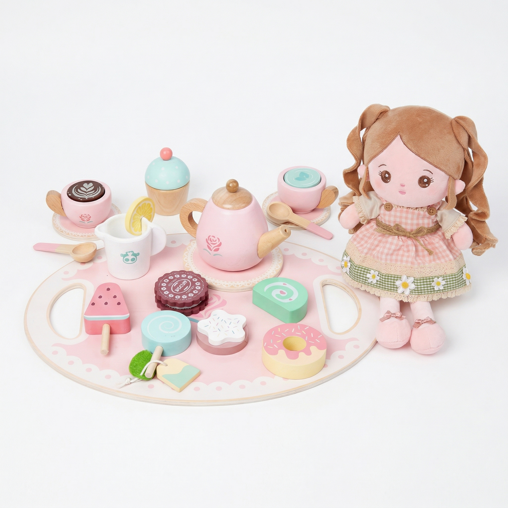 Personalized Pastoral Style Plush Girl Doll