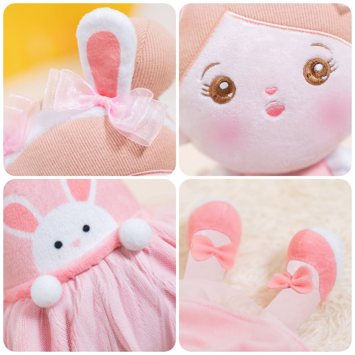 OUOZZZ Personalized Little Bunny Doll