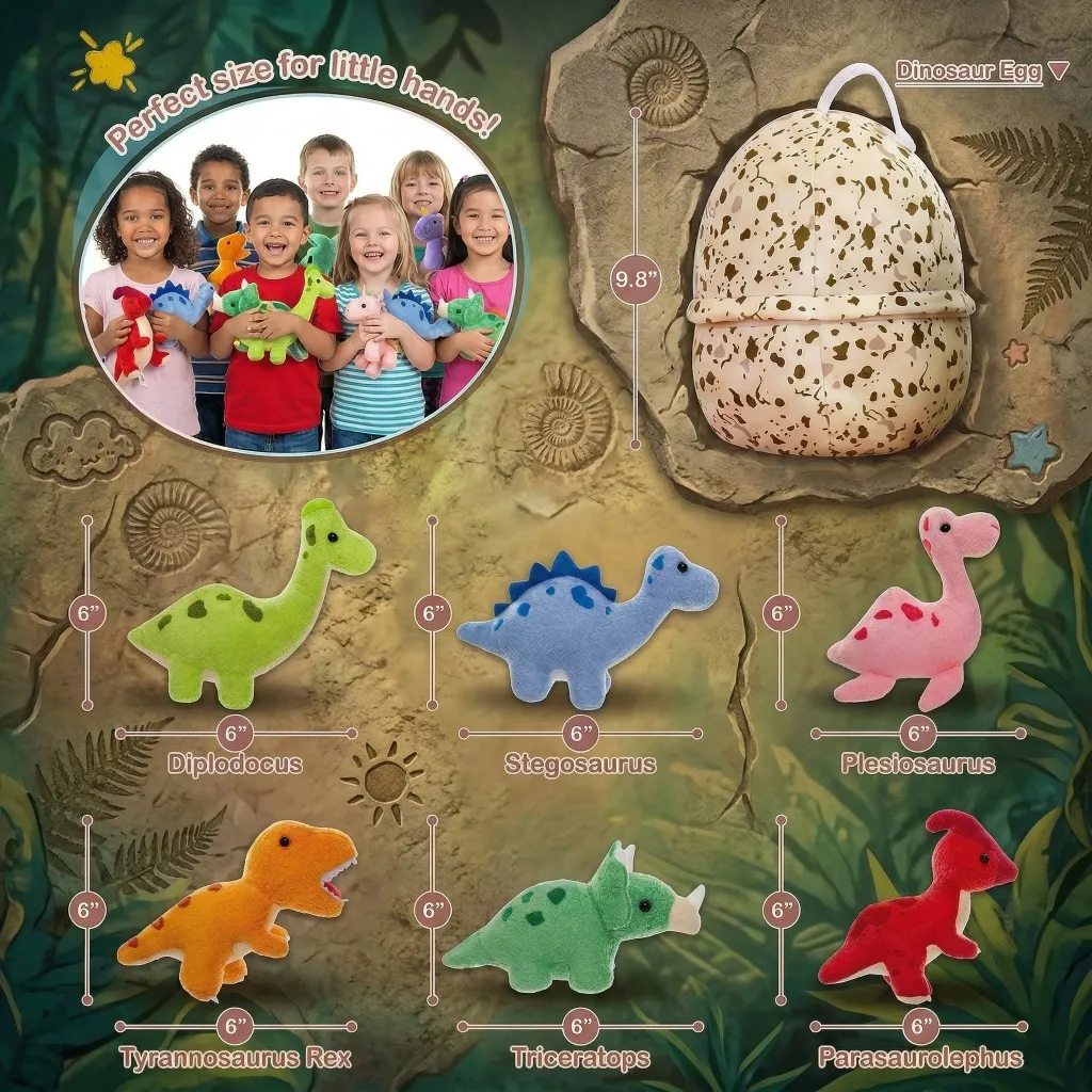Personalized Soft Plush Playset Sensory Toy Kit - 9 Themes