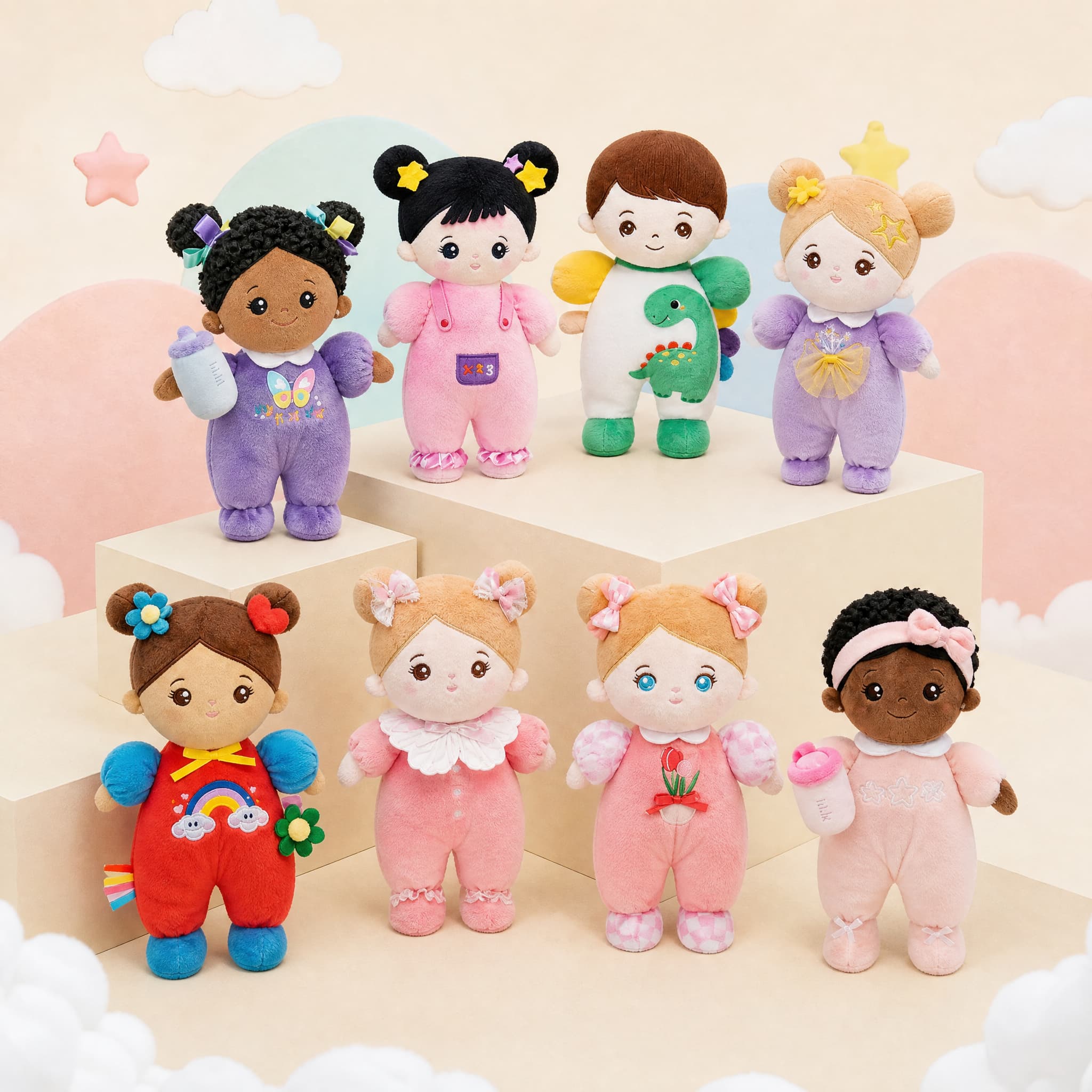 Personalized 10 Inch Plush Baby Doll