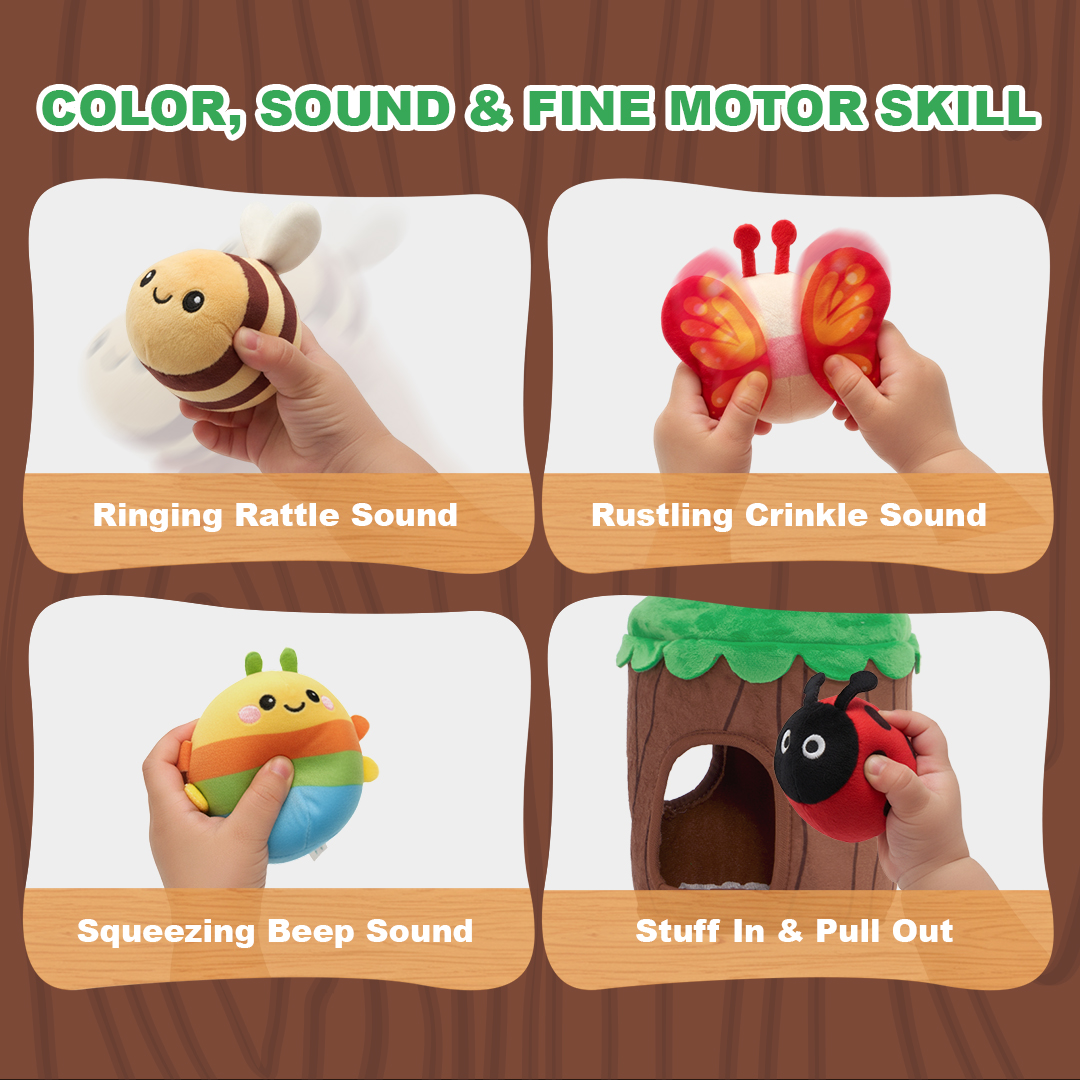 My First Treehouse Playset | Soft Sensory Toy for Babies 6M+