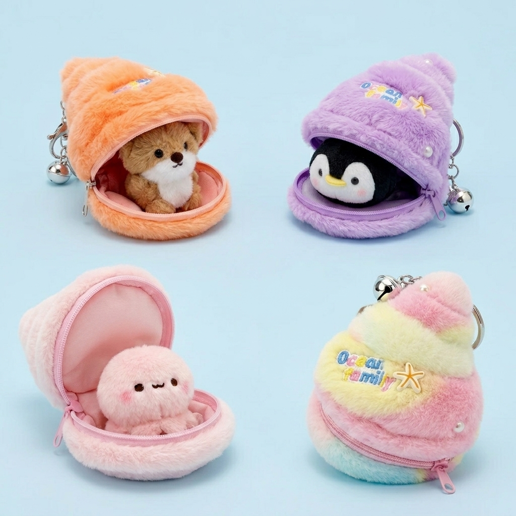 Ocean Buddies Nestled in Oysters
