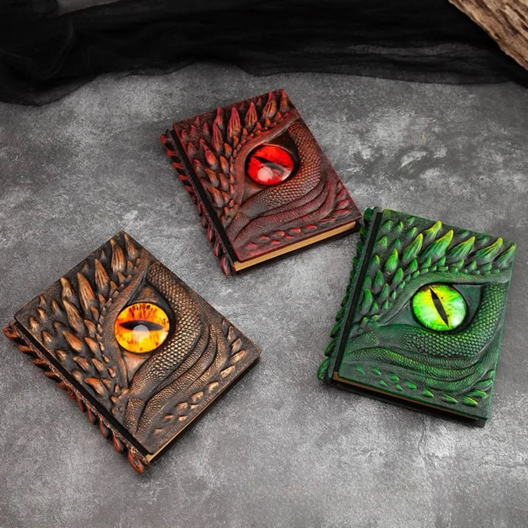 3D Dragon Eye Sculpted Journal