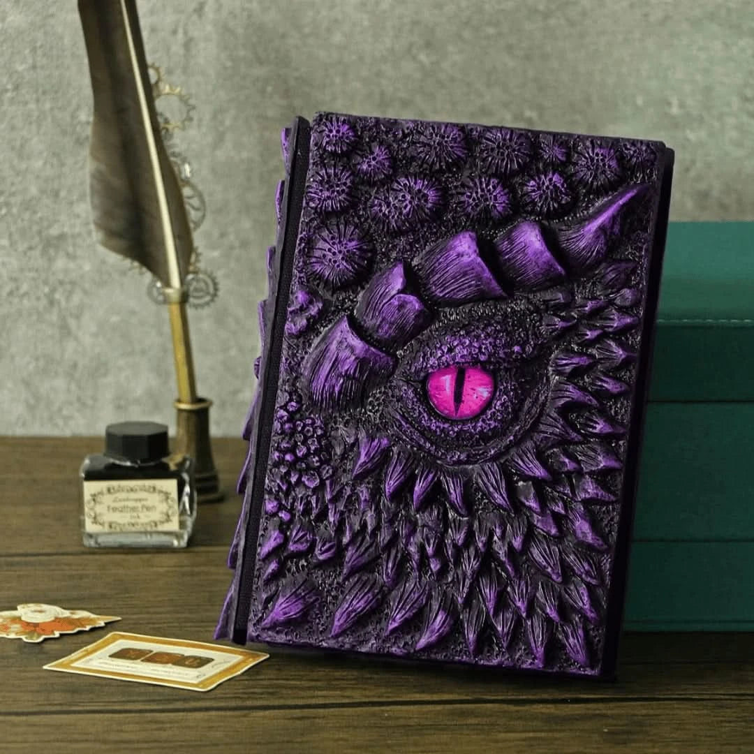 3D Dragon Eye Embossed Journal