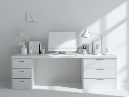 Schreibtisch-Holzwerkstoff-158x68x74 cm-Weiß-moderner Stil-Bambooupyard