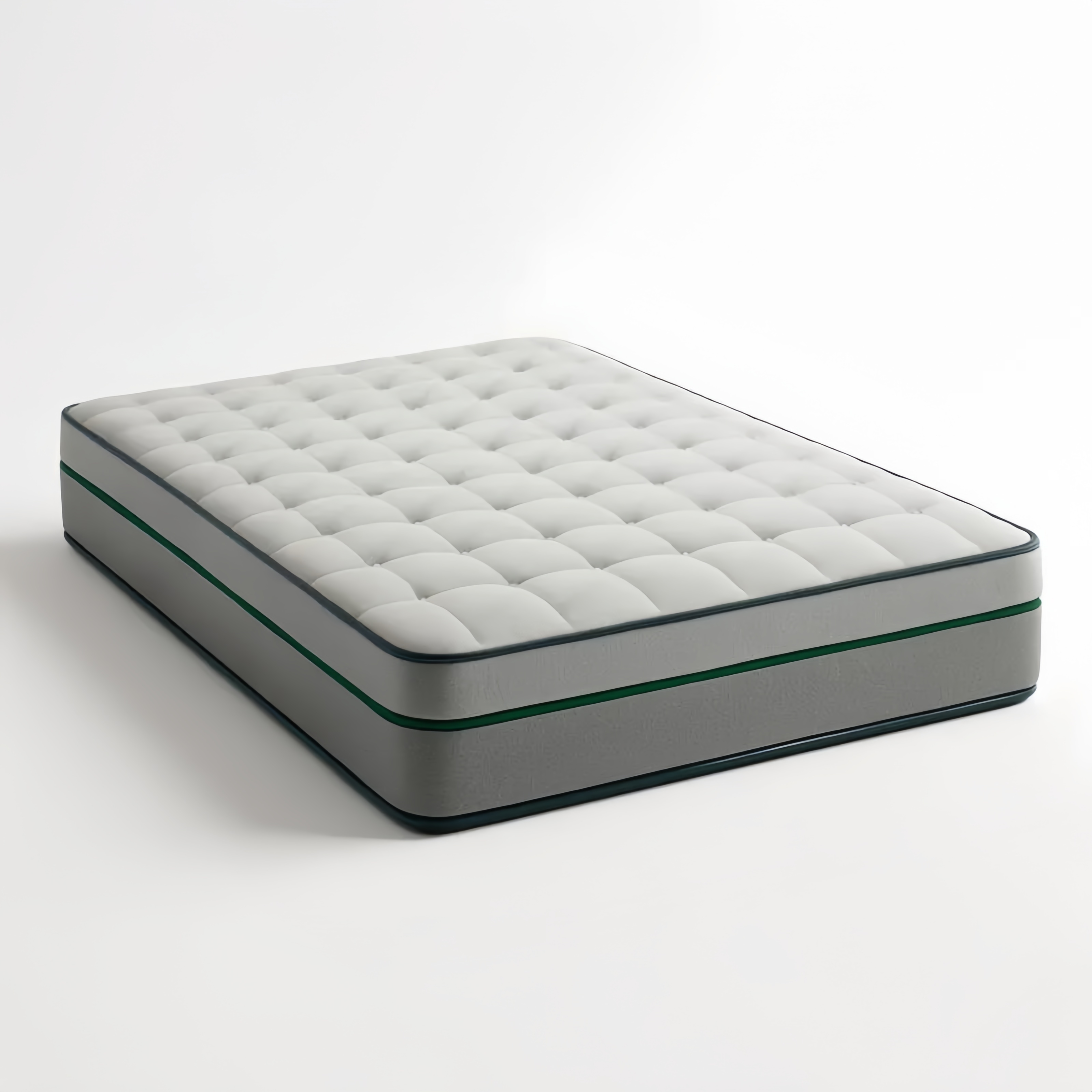 Matelas en mousse à mémoire de forme 160x200 cm gris