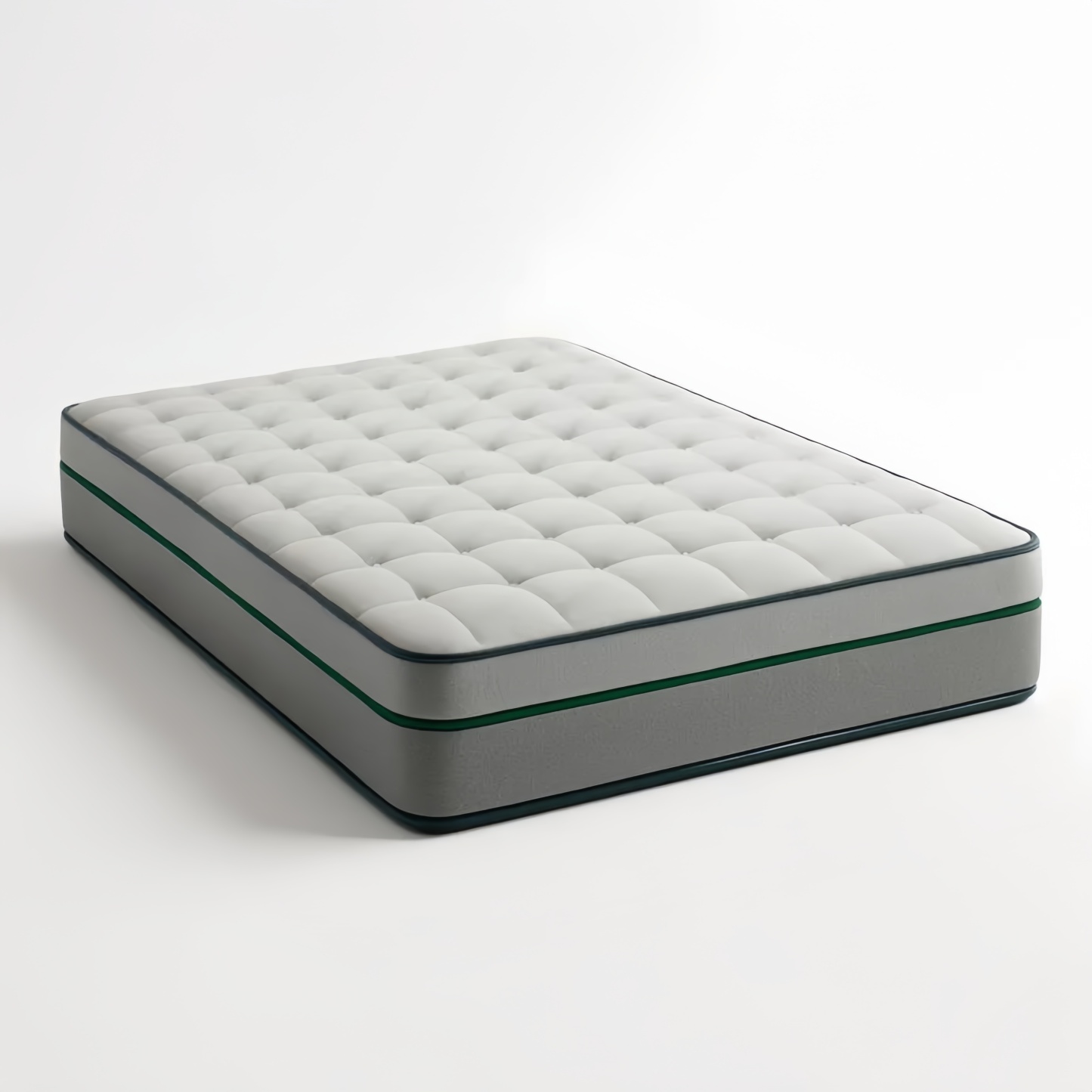Matelas en mousse à mémoire de forme 160x200 cm gris