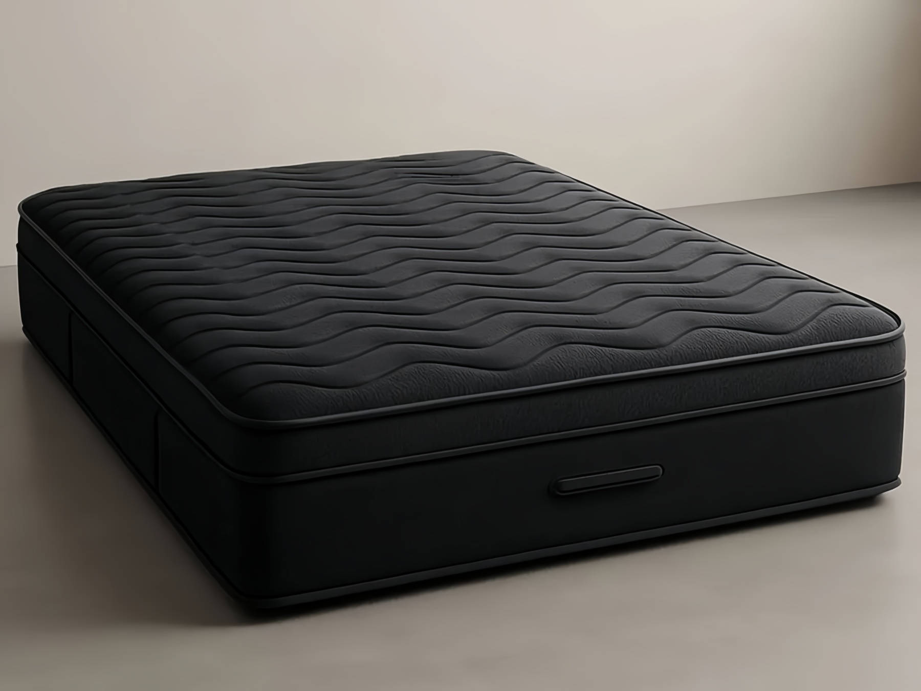 Matelas en mousse viscoélastique noir 200x160 cm