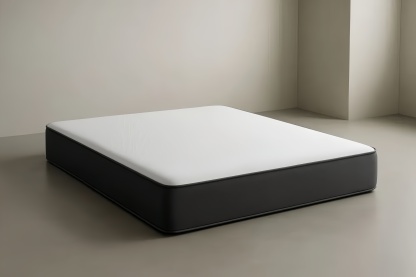 Matelas en mousse à mémoire de forme blanc/gris 200x140×25 cm
