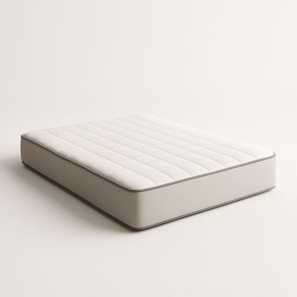 Matelas rectangle mousse à mémoire et polyester 200x150x20 cm