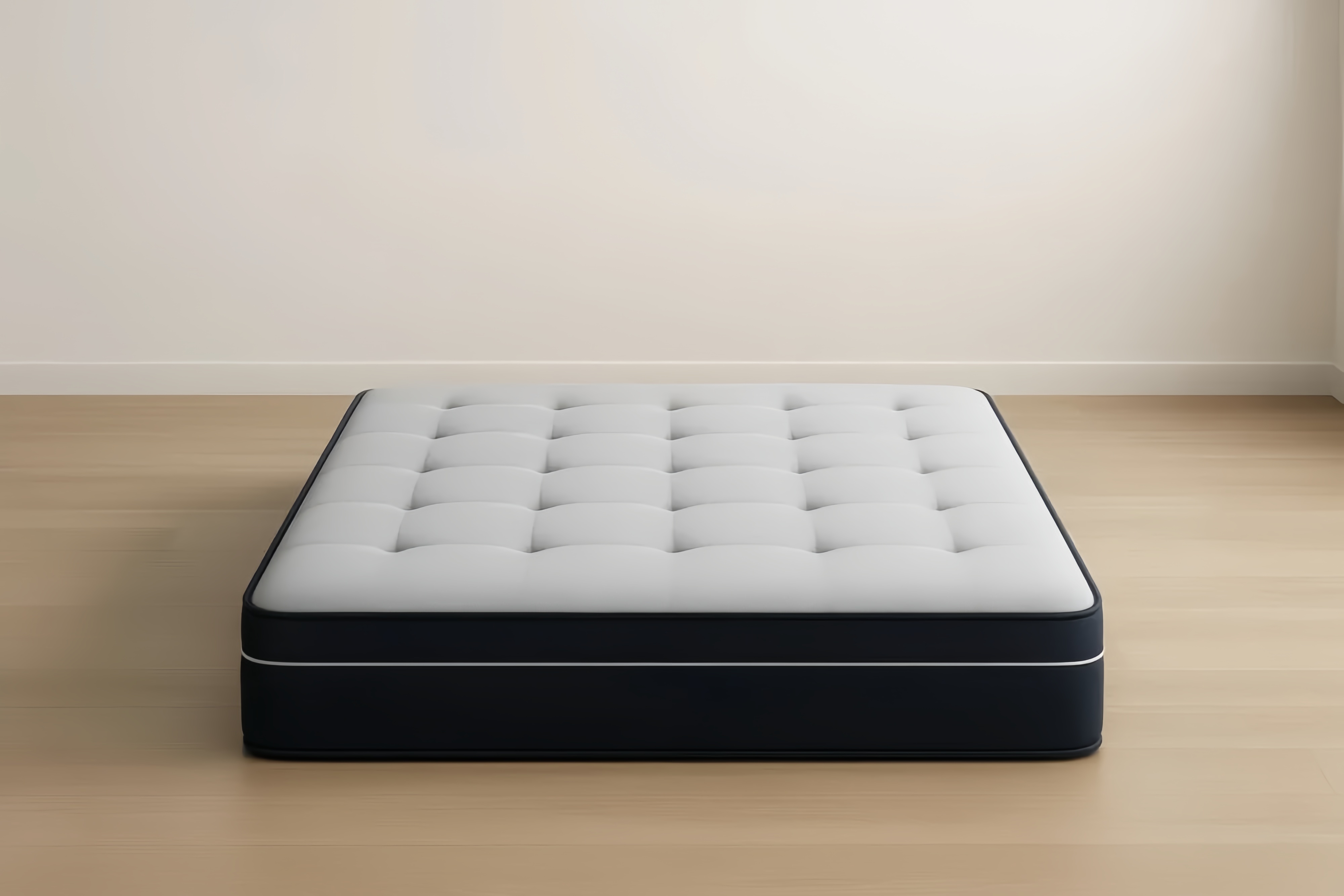 Matelas bleu et gris en mousse polyuréthane 200x160×20 cm