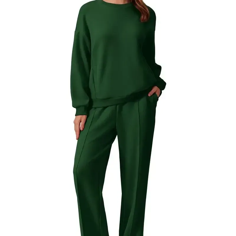 🔥Last Day 89% OFF🔥2-Piece Sweatshirt & Pants Set – Comfy Travel or Home Outfit