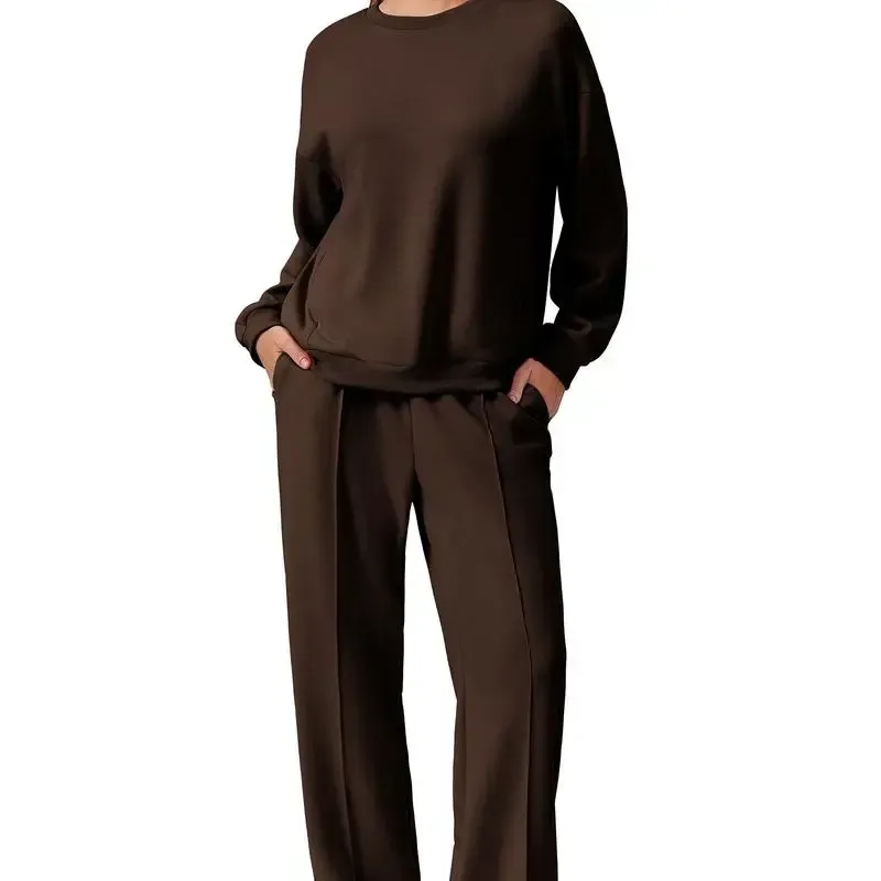 🔥Last Day 89% OFF🔥2-Piece Sweatshirt & Pants Set – Comfy Travel or Home Outfit