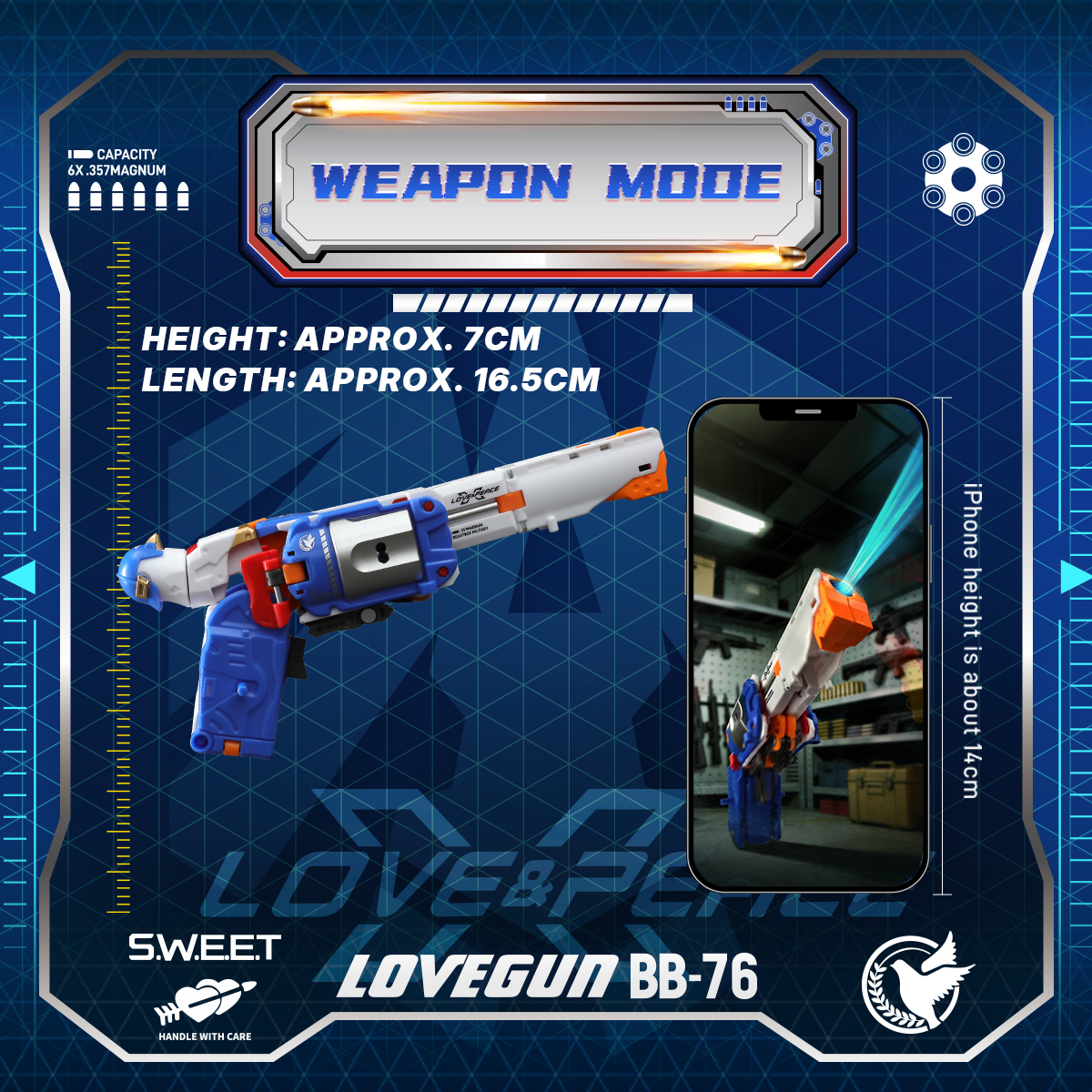 BeastBOX BB-76 Lovegun - Transforming Cube Action Figure – BEASTBOX
