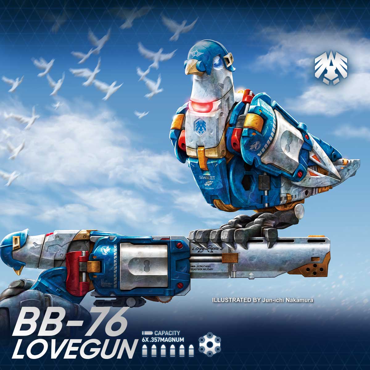 BeastBOX BB-76 Lovegun - Transforming Cube Action Figure – BEASTBOX