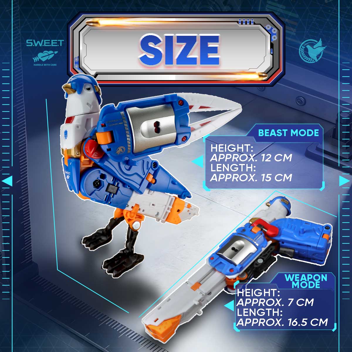 BeastBOX BB-76 Lovegun - Transforming Cube Action Figure – BEASTBOX