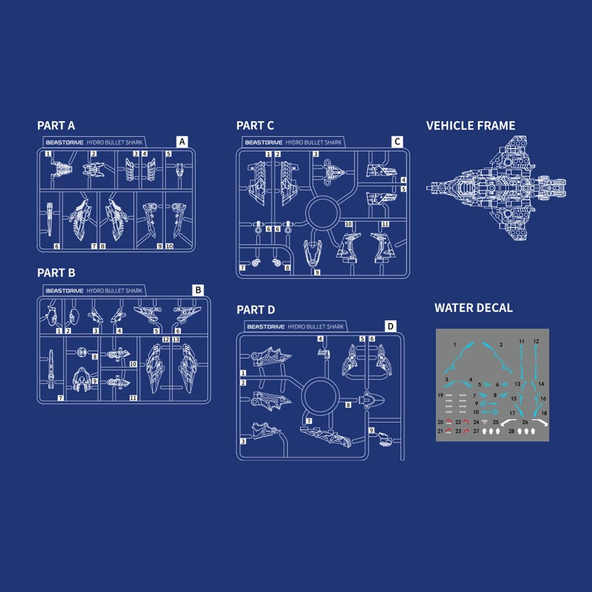 BD-02 HYDRO BULLET SHARK