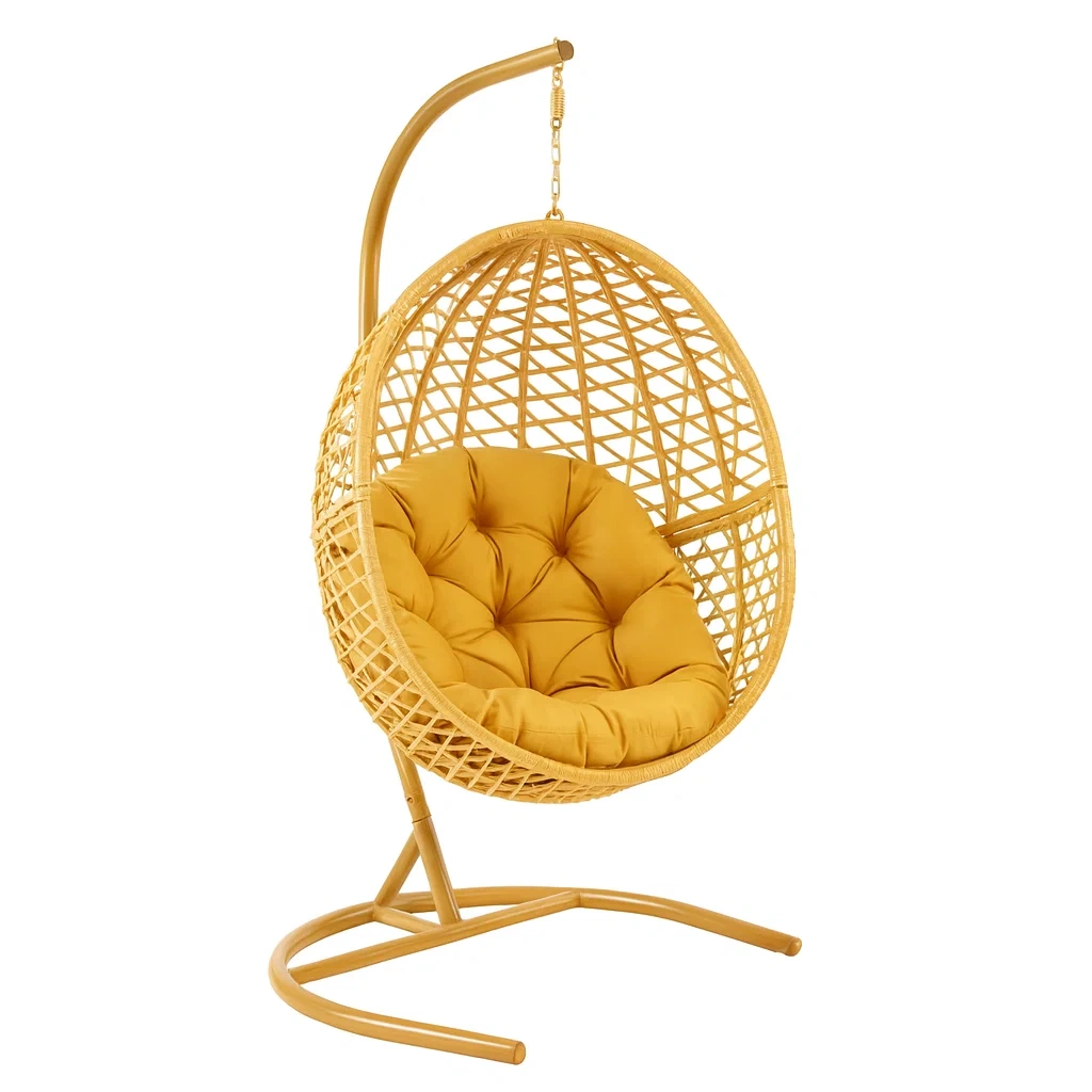 Fauteuil suspendu en forme d'œuf