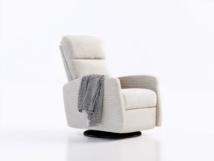 Liegesessel-Stoff-Metall-94x95x109 cm-Beige-Moderner Stil-Cottanest