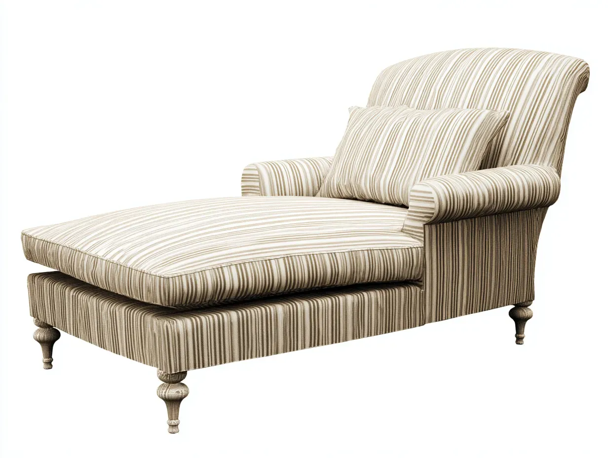 Chaiselongues-Stoff-168x74x90 cm-Beige-Klassischer Stil-Cottanest