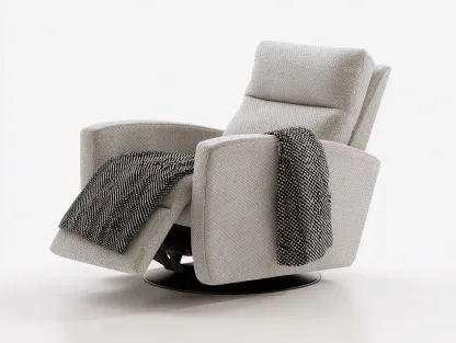 Liegesessel-Stoff-Metall-98x100x112 cm-Beige-Moderner Komfort-Cottanest