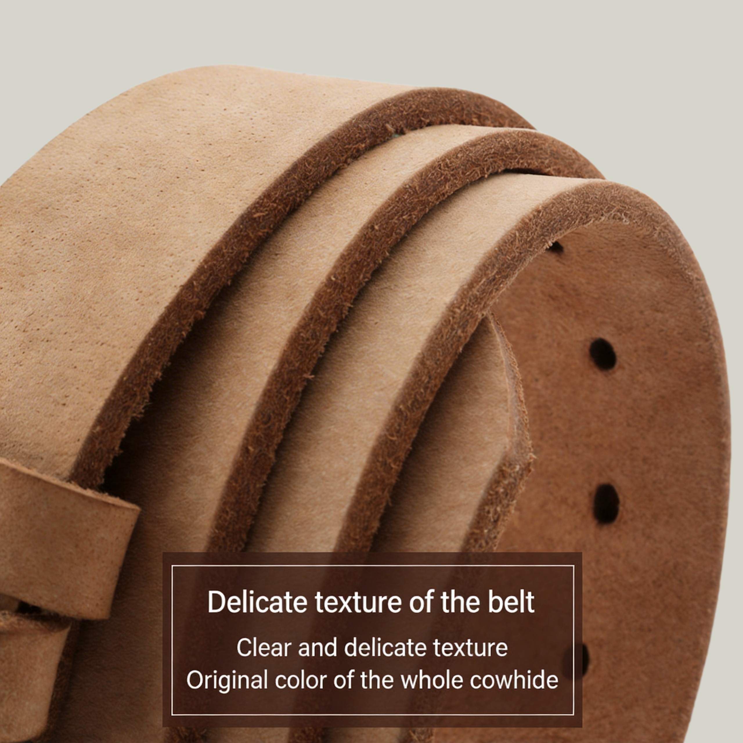 The Origin: Premium Vegetable Tanned Full-Grain Leather Belt