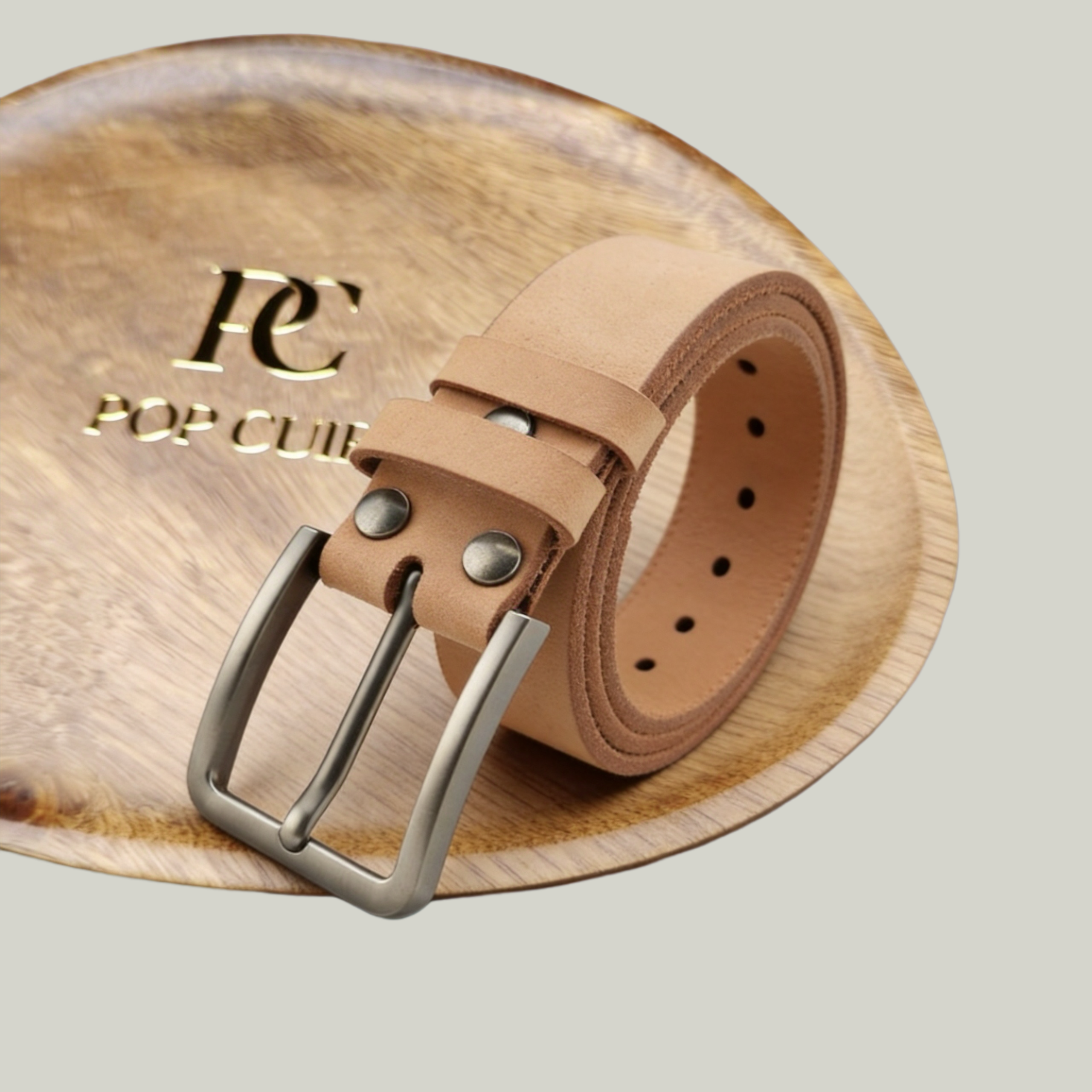 The Origin: Premium Vegetable Tanned Full-Grain Leather Belt