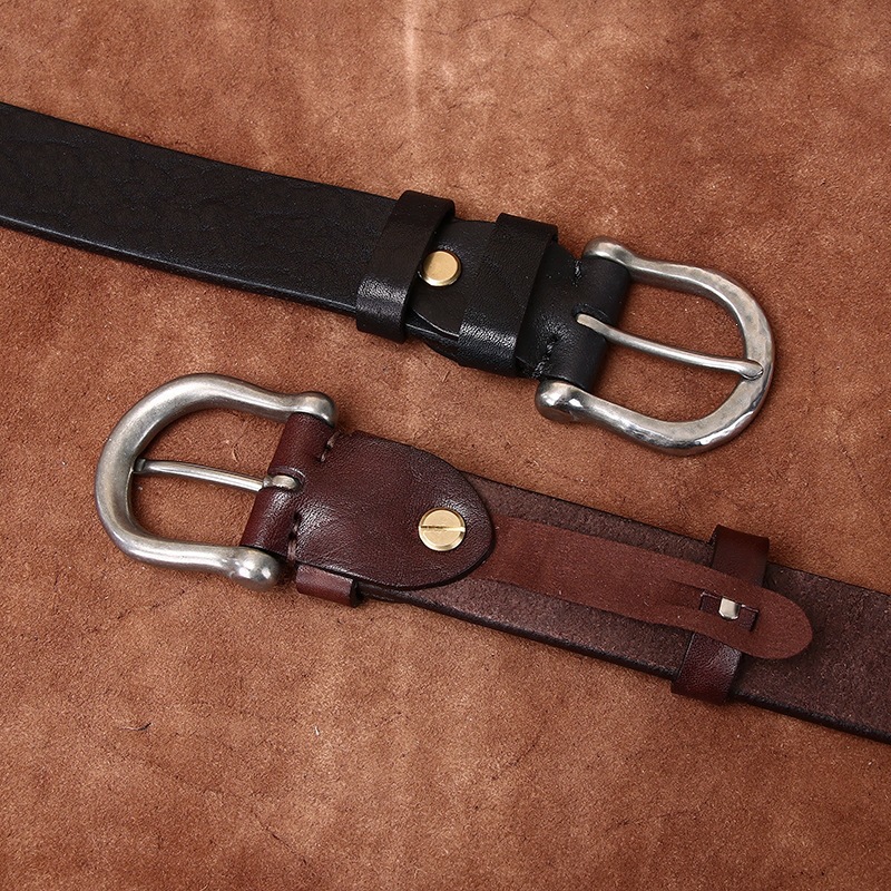Vintage textured full-grain leather close-up showing natural grain pattern