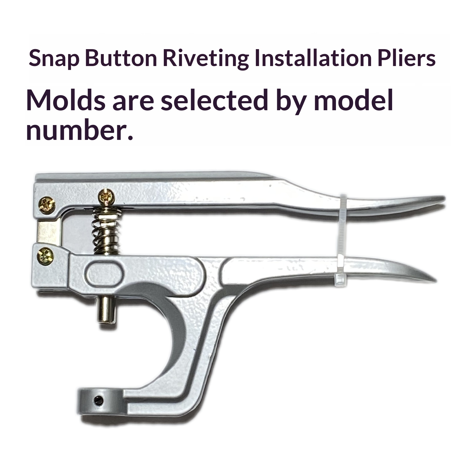 Metal Snap Fastener Press Plier Tool Kit - Multi - Size & Type Snaps, Durable Presser for DIY, Clothing Making, Leather Making Crafts ﻿