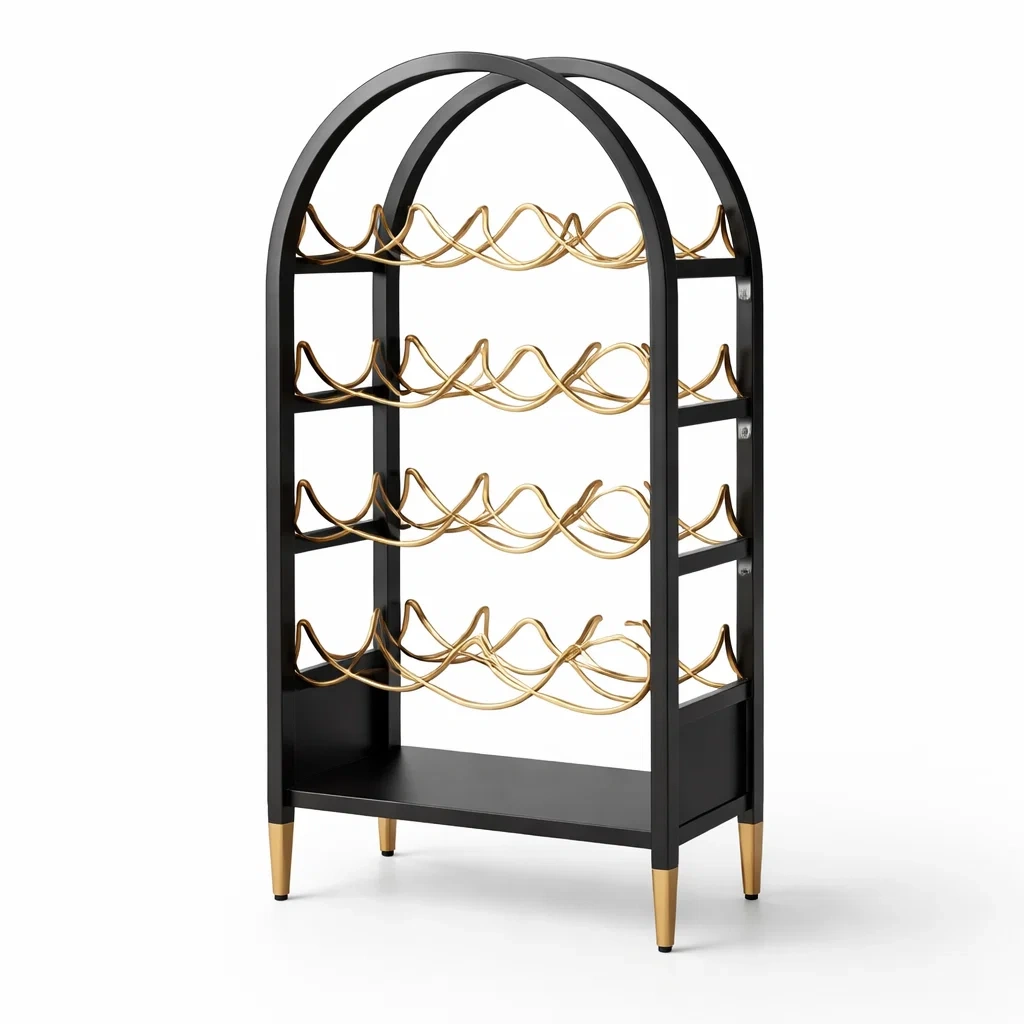 Meuble porte bouteilles contemporain-CozyAxis