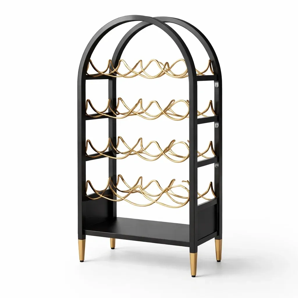 Meuble porte bouteilles contemporain-CozyAxis