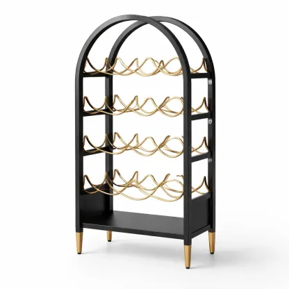 Meuble porte bouteilles contemporain-CozyAxis