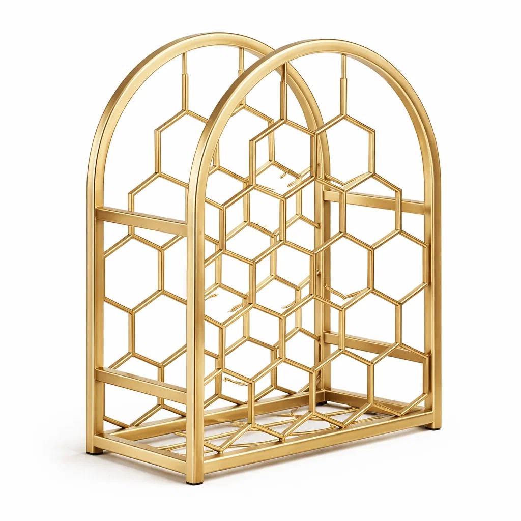 Range bouteilles design a structure geometrique-CozyAxis