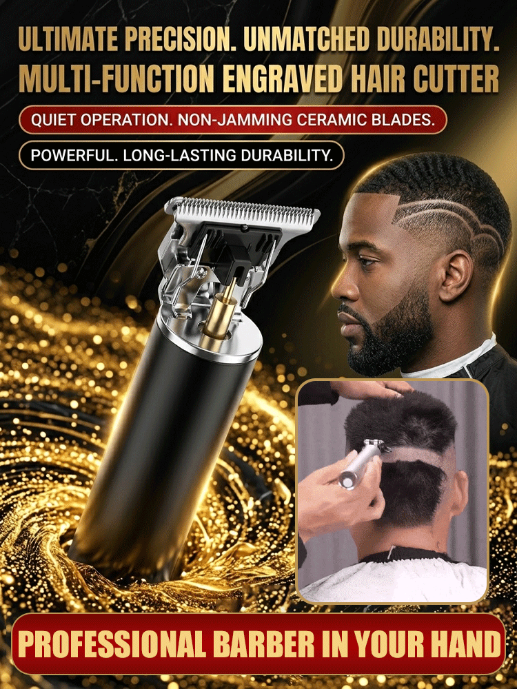 Silent and no-stuck hair Electric oil-cut carving hair clipper【👍Haircut, Shave, and Hair Removal in One!】【👍Lifetime warranty; free replacement for any issues within one year!！】
