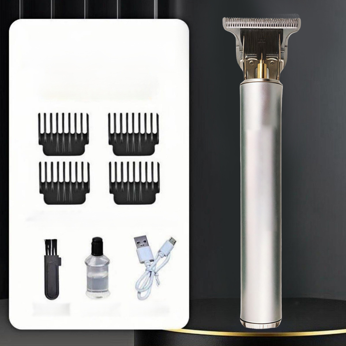 Silent and no-stuck hair Electric oil-cut carving hair clipper【👍Haircut, Shave, and Hair Removal in One!】【👍Lifetime warranty; free replacement for any issues within one year!！】