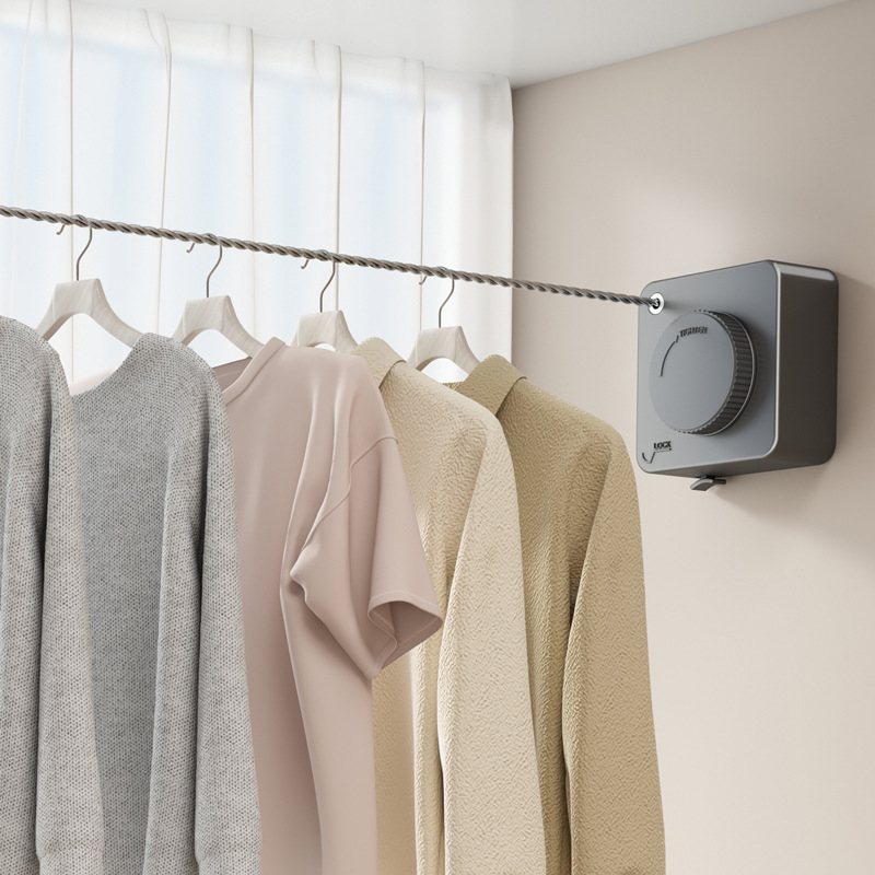 👉Brakuje miejsca na suszenie ubrań w mieszkaniu? Rozsuwana linka do suszenia – idealne rozwiązanie do małych przestrzeni