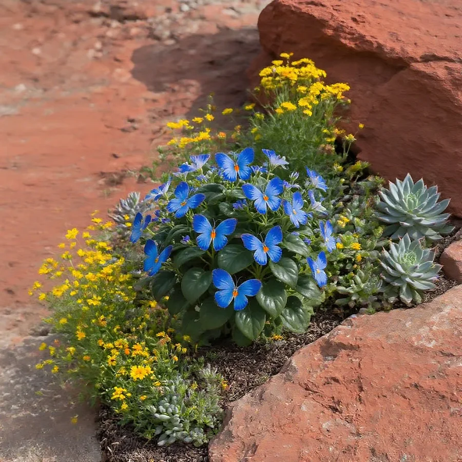 🌸 Семена „Лунна пеперуда“ – есенно‑зимно засаждане, многогодишни цветя за впечатляваща градина